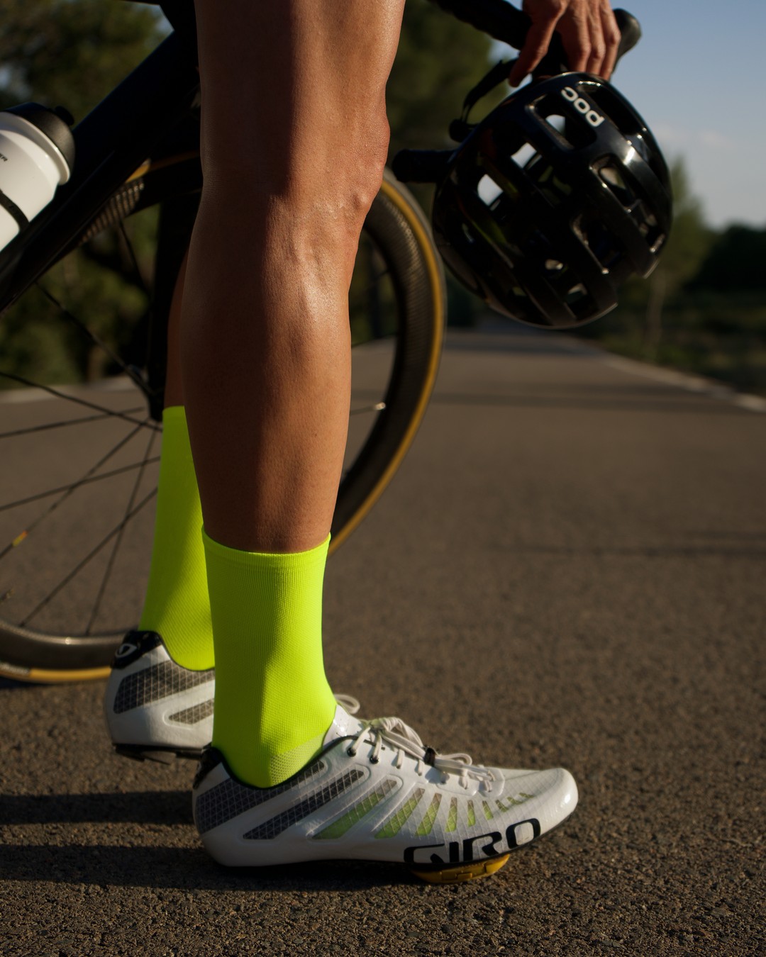 Fluo yellow cycling socks are made of special light-reflecting yarn. These aren’t just yellow socks. We went a step further and used a special polypropylene that makes you visible. In addition to safety, fluo yellow is still a very popular color among many cycling brands. It will certainly be a great addition to every cyclist’s wardrobe.

#cyclingapparel
#cyclingshots
#cyclingstyle
#cyclingsocks
#sockgame
#sockdoping
#cyclingfashion
#cycling
#whitecyclingsocks
#cyclingaccessories
#cyclingkit
#sockgamestrong
#whitesocks
#bluesocks
#womenscycling
#runningsocks